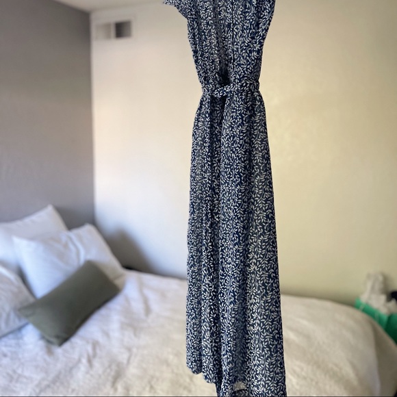 Midi Dress - vintage blue semi-sheer (made in Japan) - Picture 5 of 8